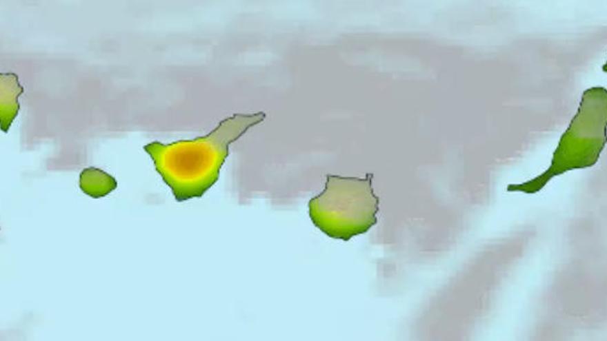 Llega la lluvia y bajan los termómetros en Canarias