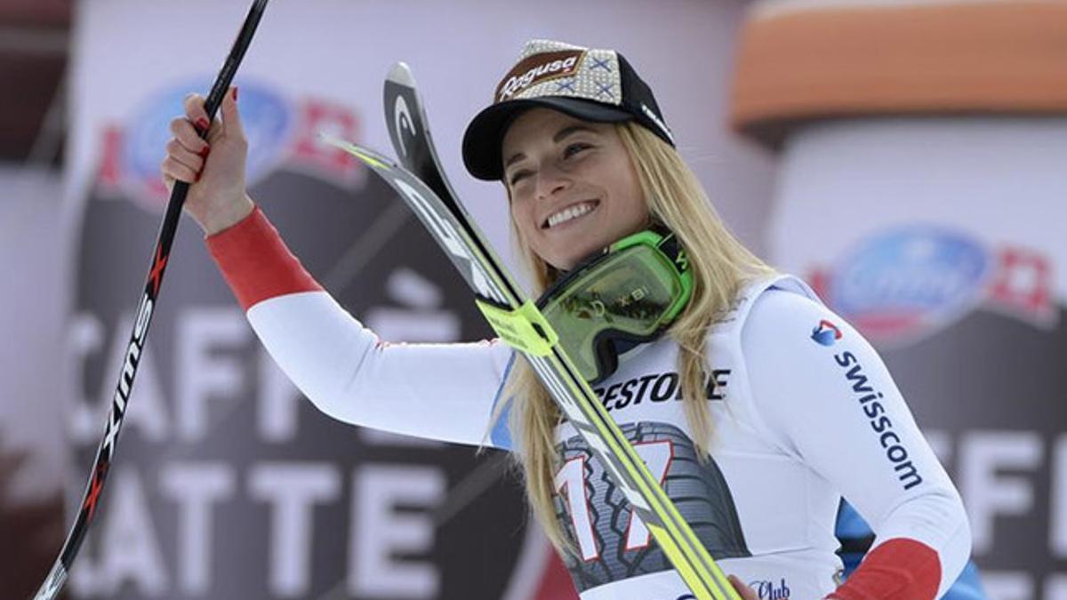 Lara Gut se impuso a Vonn en Garmisch