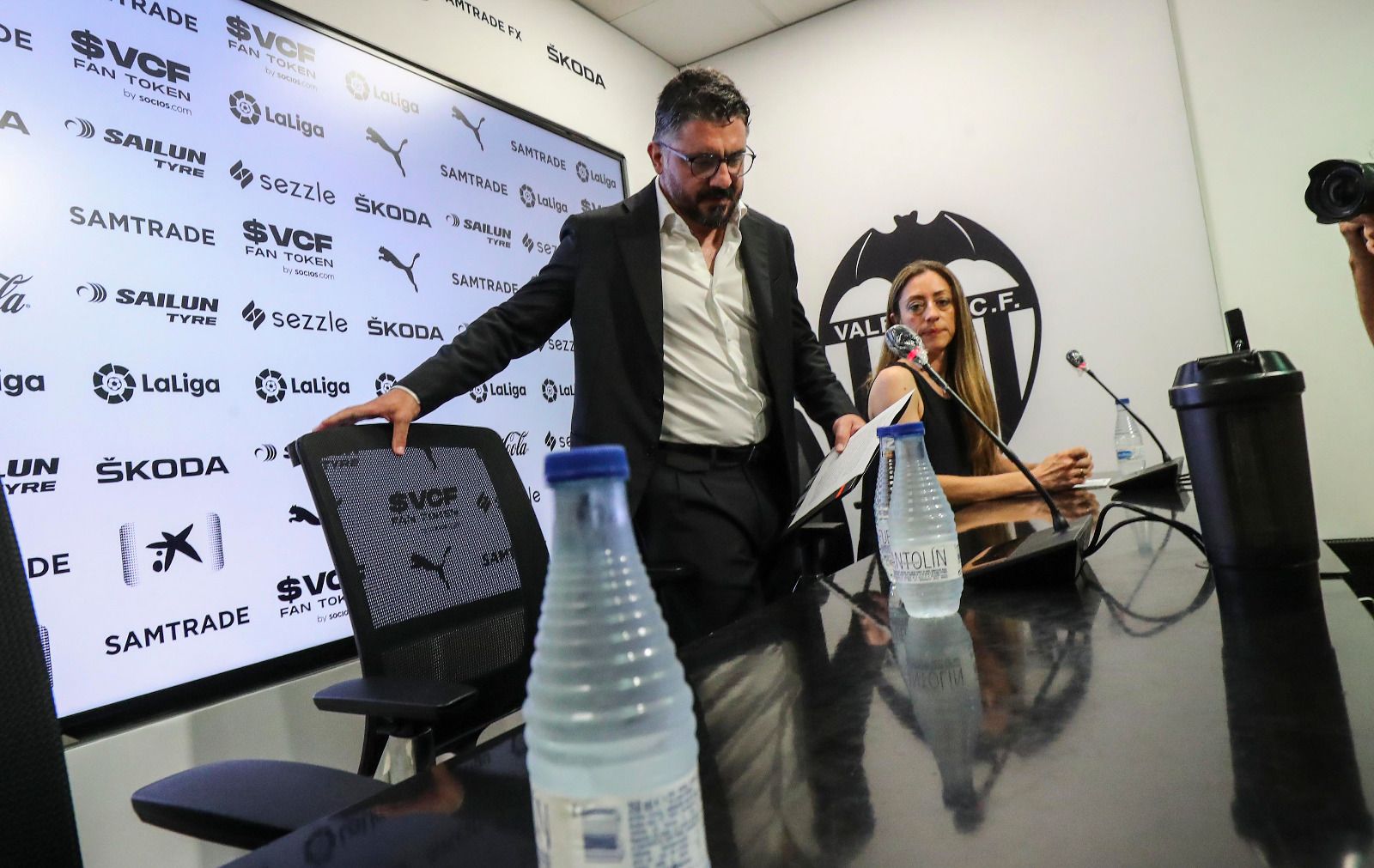 Primera rueda de prensa de Gattuso como entrenador del Valencia CF