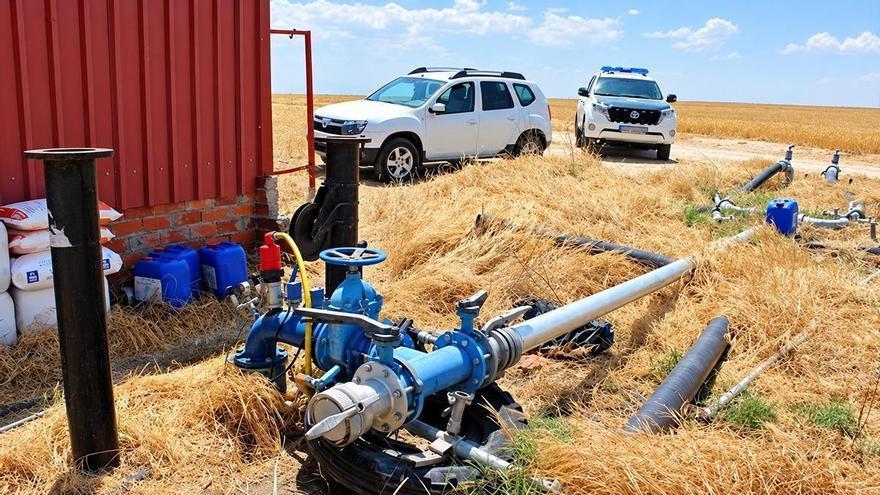 Una sentencia avala el cierre por la CHS de un pozo ilegal en Albacete que regaba casi 300 hectáreas