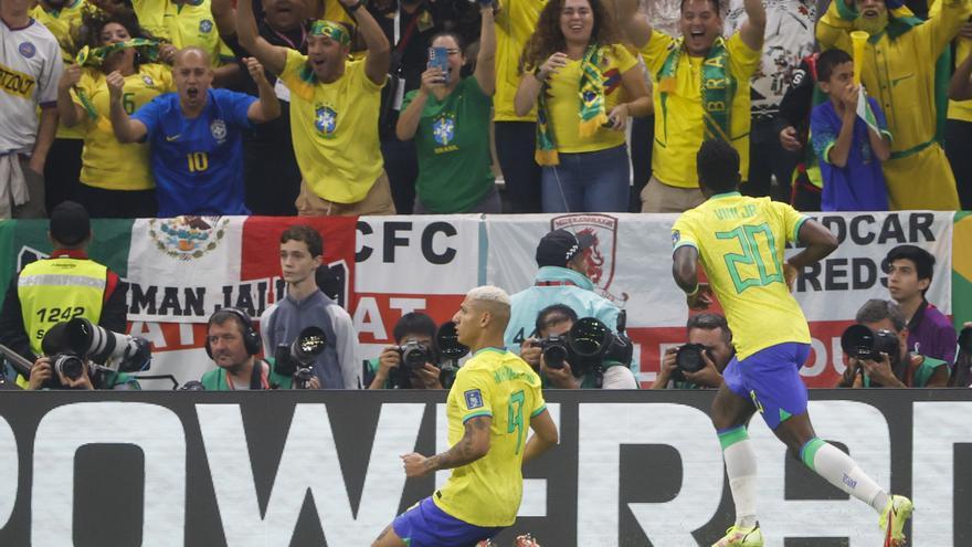 Mundial Qatar 2022  Resumen y goles del Brasil - Serbia (2-0) de la fase  de grupos del Mundial