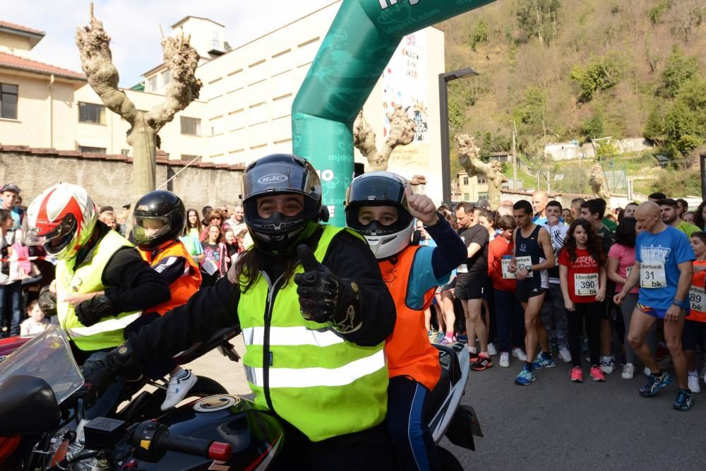 El "comando tortuga", Yago e Izan, en la carrera