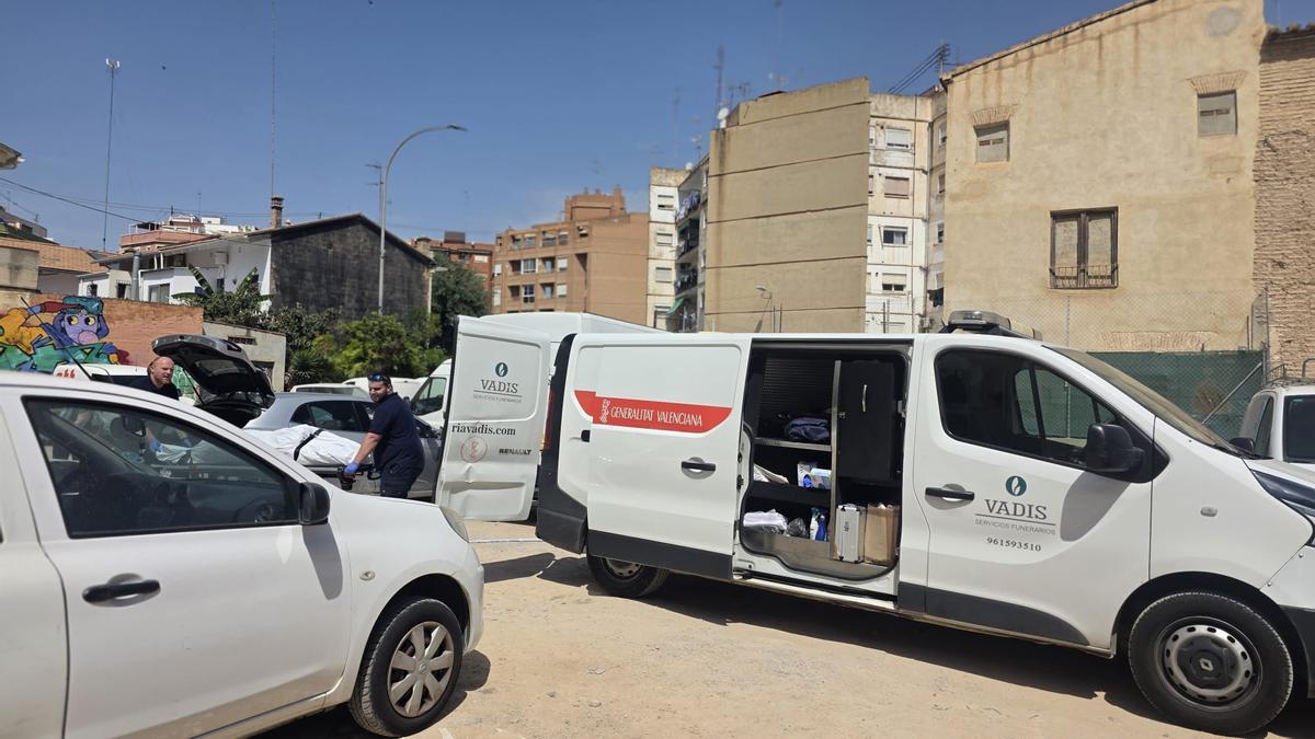 El suceso tuvo lugar en una calle convertida en descamparo