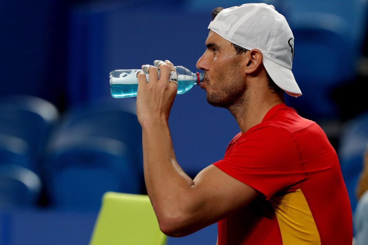 Entrene Rafa Nadal y Bautista en Australia para Co