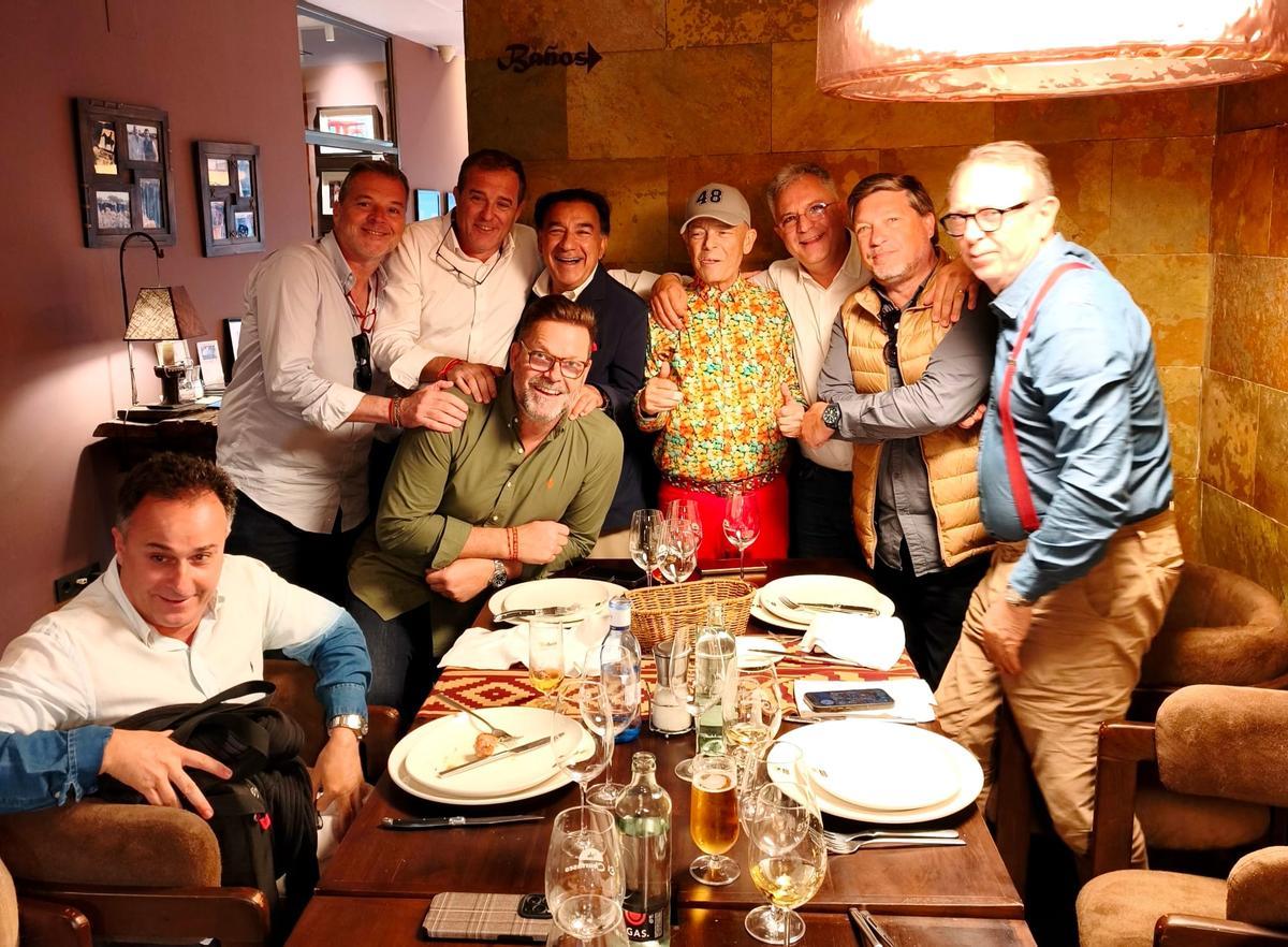 Emotivo almuerzo con el terorense Paco Santana