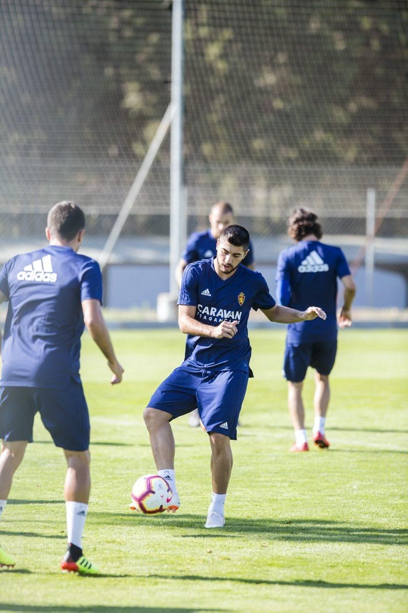 Primer entrenamiento del Real Zaragoza