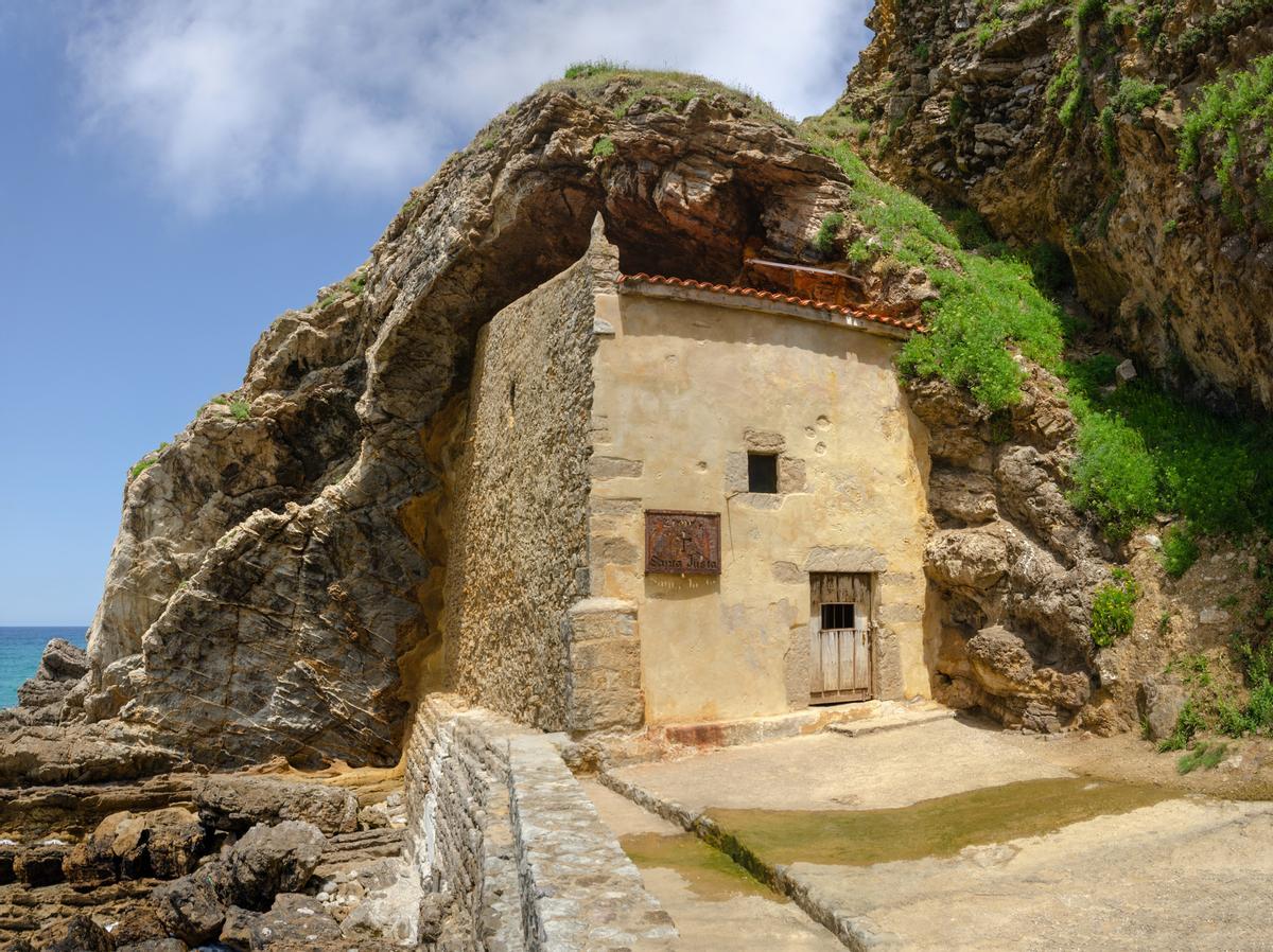 La ermita de Santa Justa solo tiene dos paredes construidas