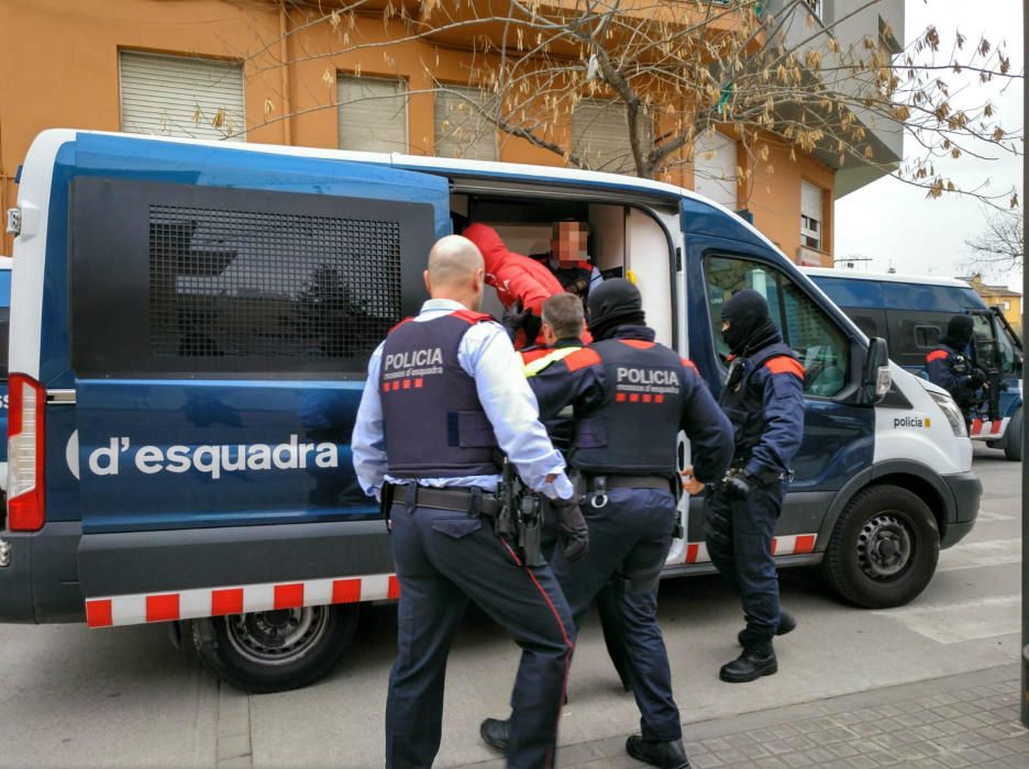 Dispositiu antidroga dels Mossos a la demarcació de Girona