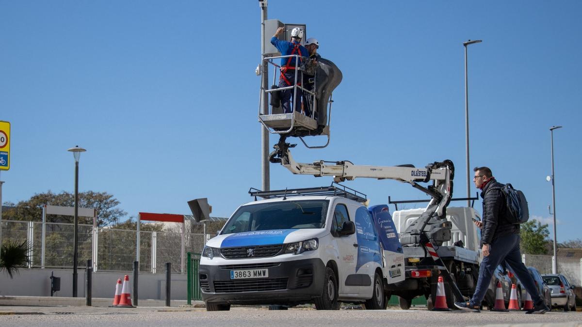 Instalacion de cámaras de videovigilancia en Xirivella.