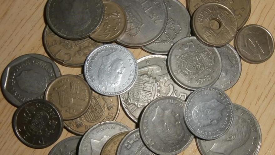 Los españoles conservan pesetas por valor de 1.602 millones de euros