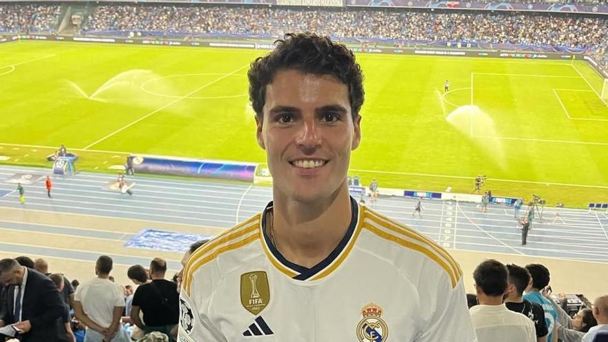 Juan García Prieto en el Benabéu