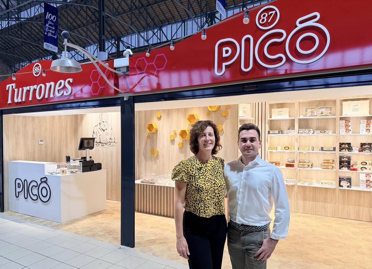 Ana Picó, responsable de Calidad de Turrones Picó, y Nacho Picó, representante de la cuarta generación familiar
