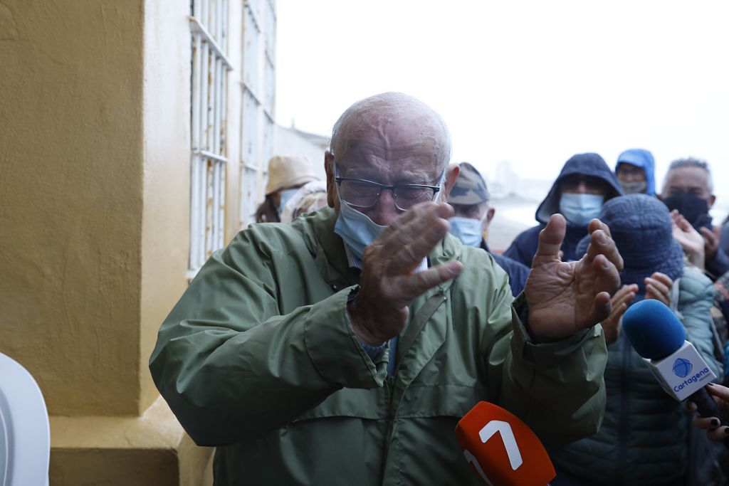 Impiden el desalojo de la vivienda de un jubilado en Cabo de Palos