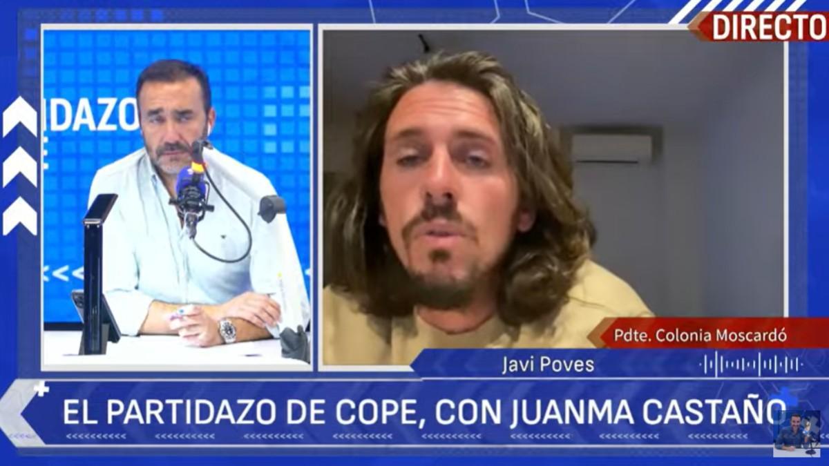 Javi Poves, en 'El Partidazo de Cope'