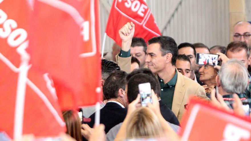 Mitin de Pedro Sánchez en Mislata