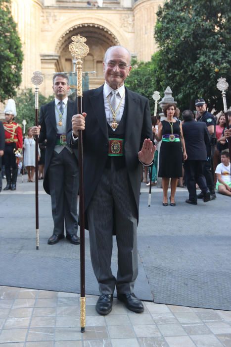 Procesión de la Virgen de la Victoria en Málaga