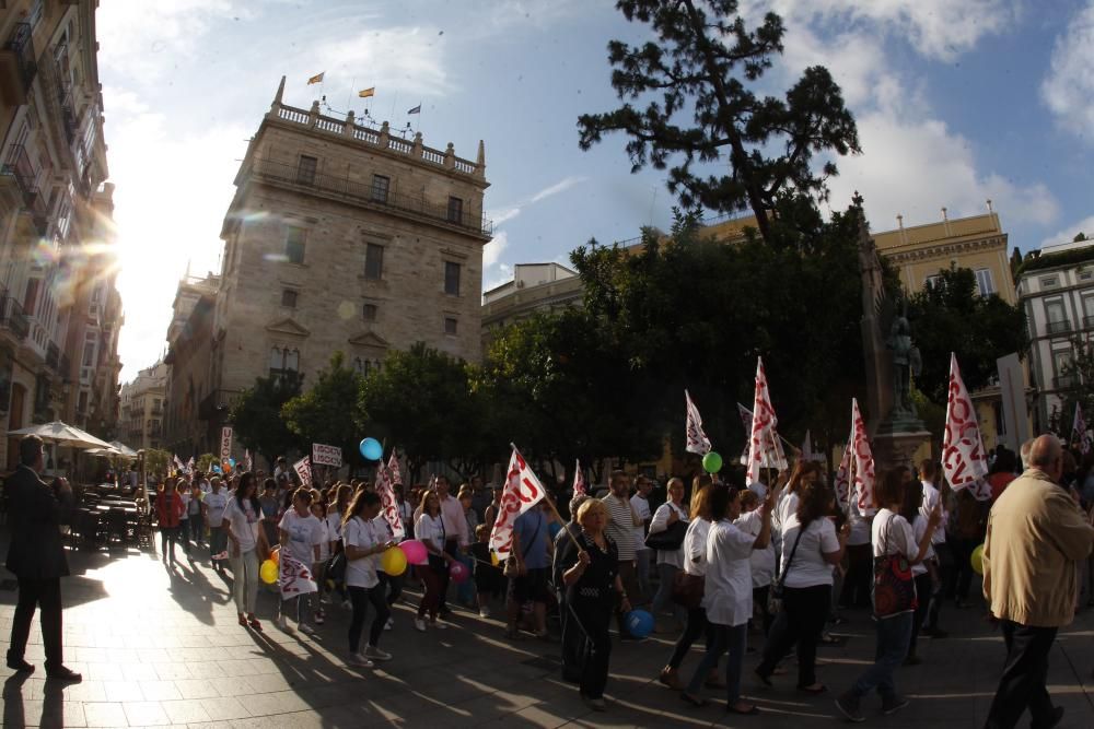 Manifestación de la concertada en Valencia