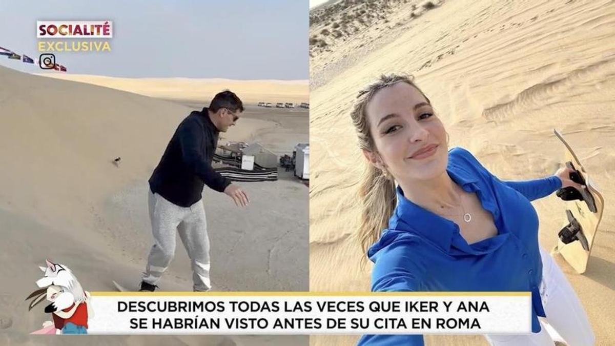 Ana Quiles e Iker Casillas en una de sus citas juntos.