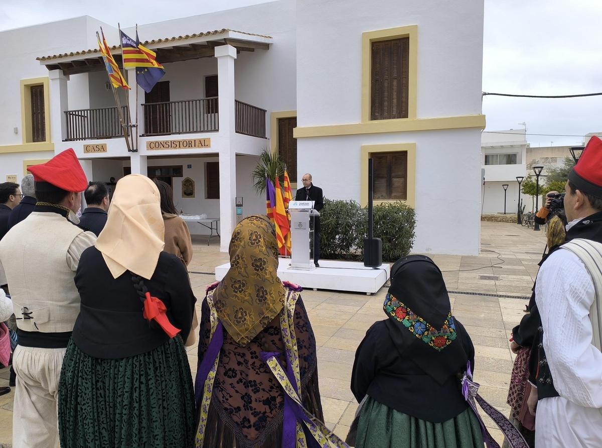 El presidente del Consell durante su discurso por el Dia de Balears el pasado marzo