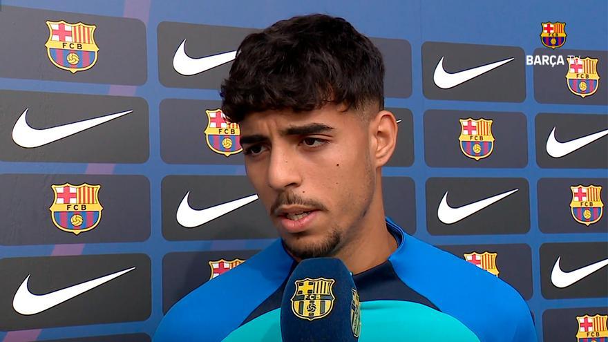Chadi Riad, feliz tras debutar con el primer equipo del FC Barcelona