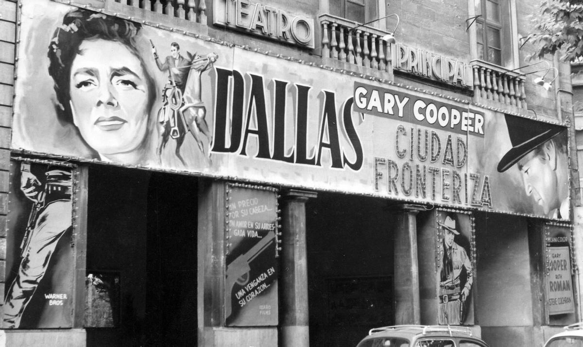 Estreno de la película Dallas, ciudad fronteriza en el Teatre Principal en 1964