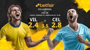 Villarreal CF vs. RC Celta de Vigo: horario, TV, estadísticas, clasificación y pronósticos