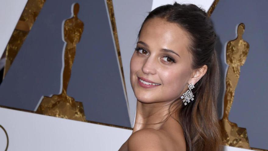 La actriz Alicia Vikander.