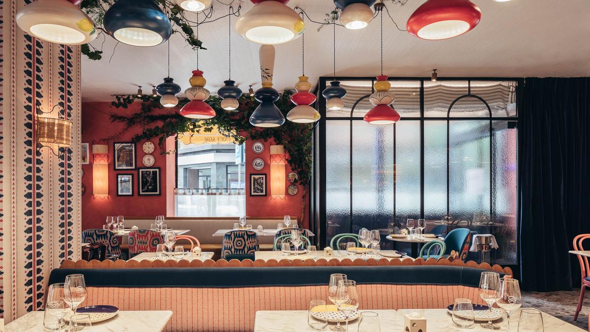 Imagen del interior del restaurante Baldoria, recién galardonado como la mejor pizzería de España y la segunda mejor de Europa.