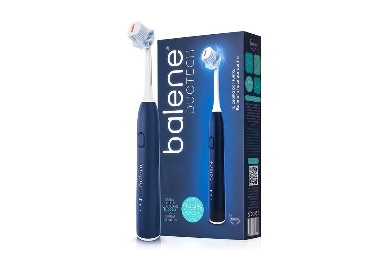 Cepillo de dientes eléctrico de doble cara con un cabezal de Balene.