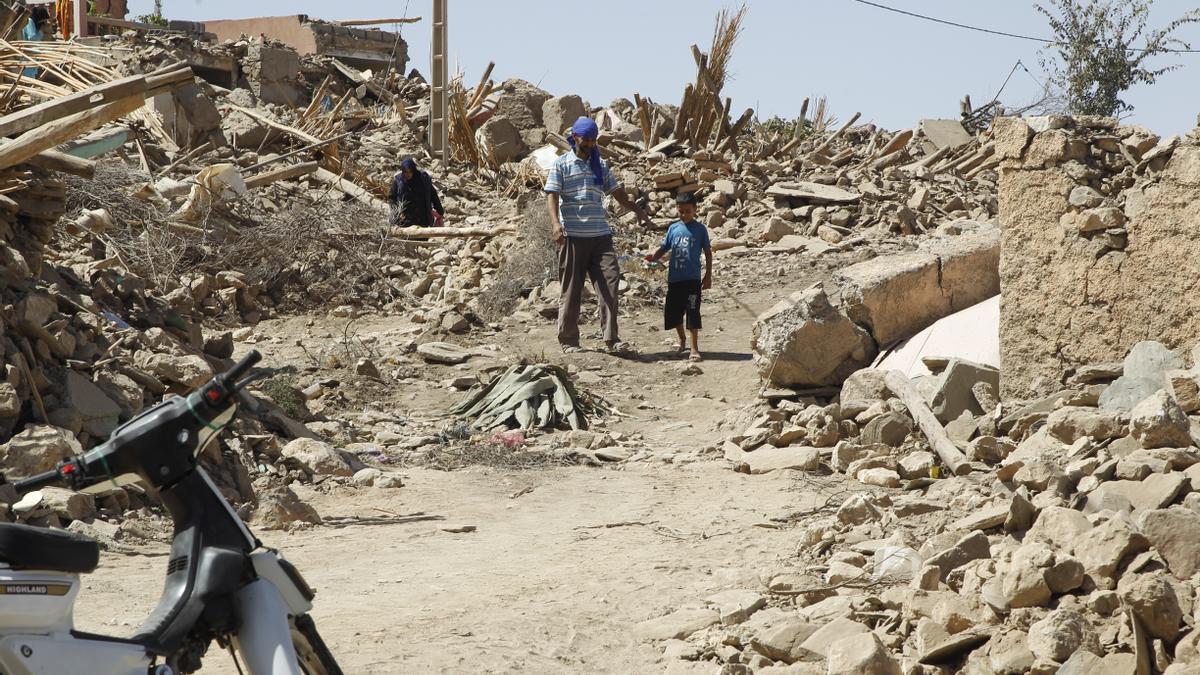 Más de mil muertos y 1.204 heridos en el terremoto de Marruecos.