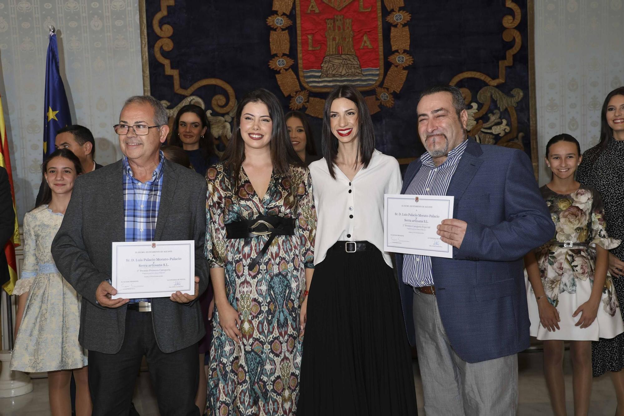 Así ha sido la entrega los premios a los Artistas de Hogueras