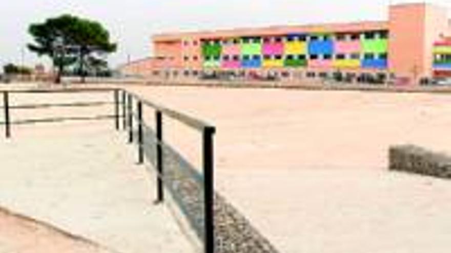 Las obras dan forma al solar del colegio