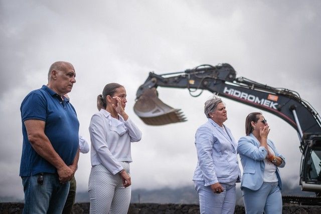 Inauguración carretera que atraviesa las coladas de La Palma "La puerta del futuro"