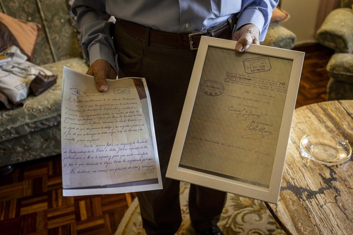 Los documentos recuperados por Marco.