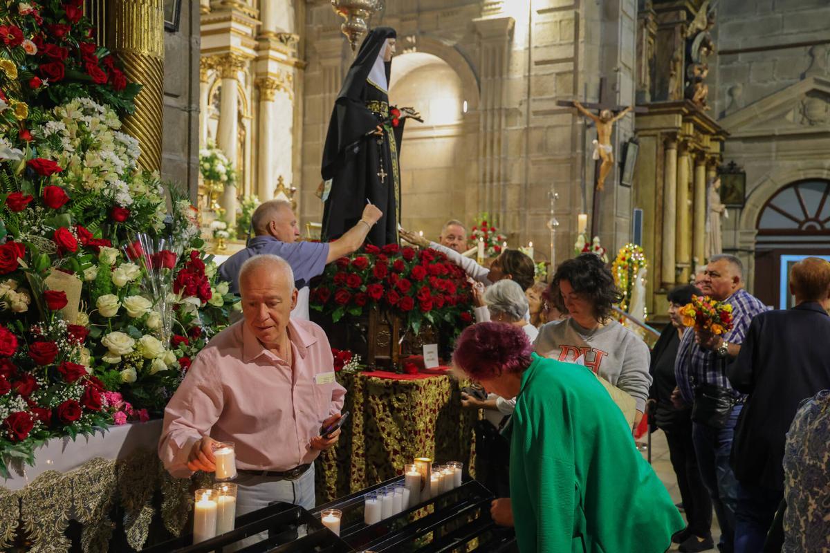 Santa Rita genera imágenes de absoluto fervor
