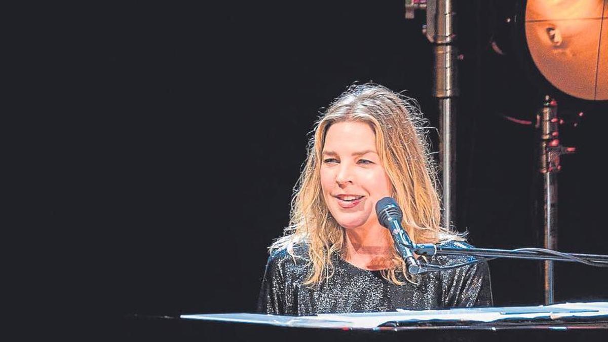 Diana Krall, en una actuació en Calella de Palafrugell.