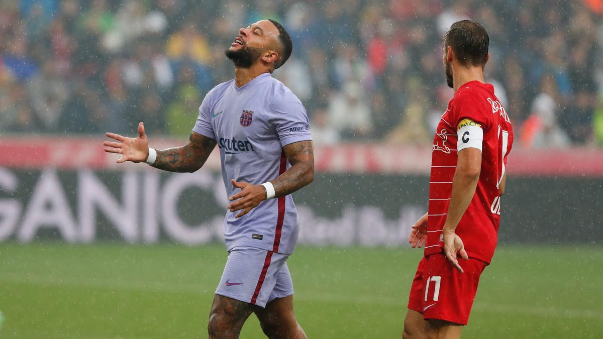 Memphis Depay volvió a ser el mejor del FC Barcelona. ¡Atención al jugadón del delantero!