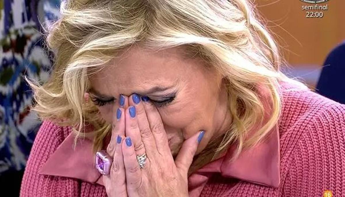 Carmen Borrego llora en plató