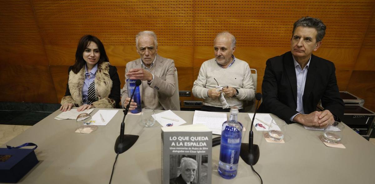 Por la izquierda, Silvia Argüelles, Pedro de Silva, César Iglesias y Juan Carlos de la Madrid | LUISMA MURIAS
