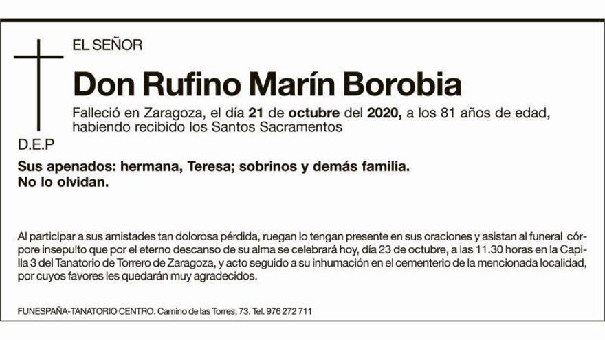 Rufino Marín Borobia