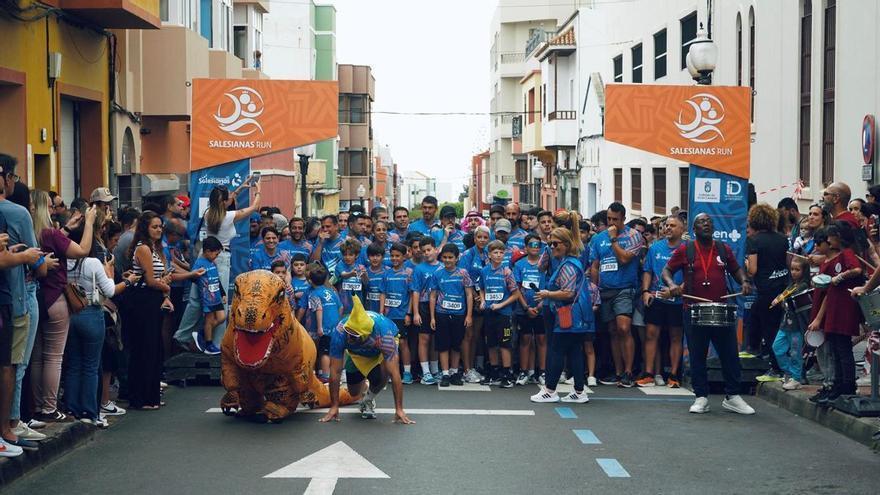 Más de 1.000 personas llenan Telde de deporte, familia y solidaridad en la III Salesianas Run