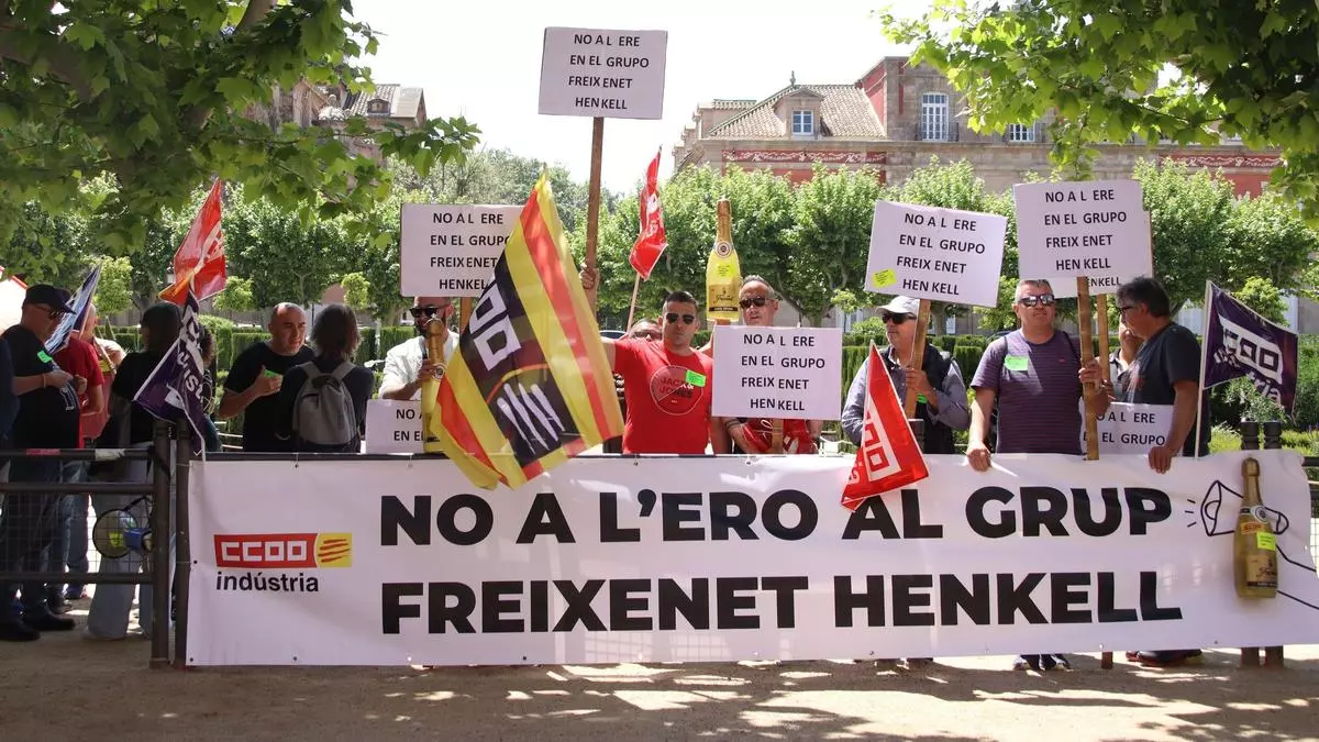 Los trabajadores de Freixenet harán una semana de huelga para protestar contra el ERE