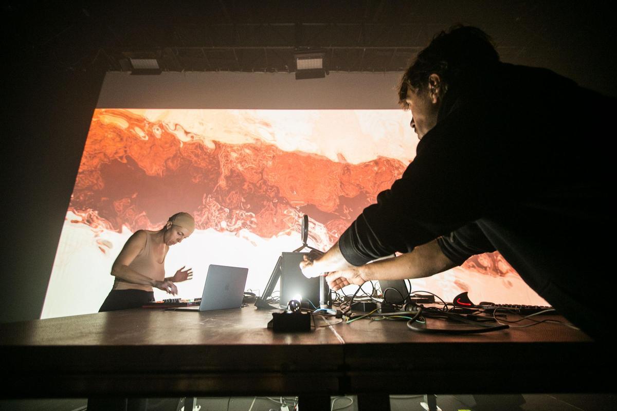 Horma+ Azael Ferrer durante un directo de 'Matadero'.