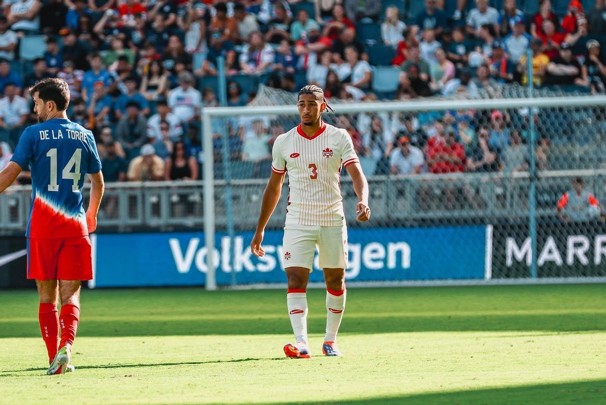 Nathan Saliba jugando en el Mundial 2026