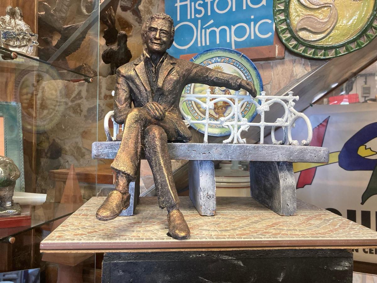 Recreación de la estatua de Arturo Fernández.