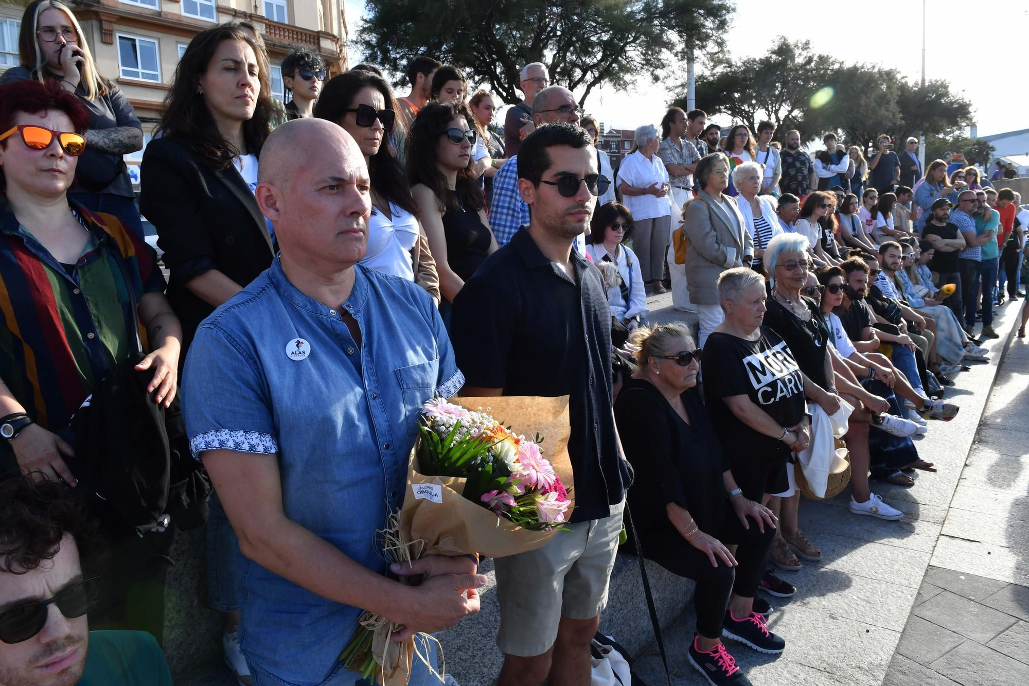 Homenaje en A Coruña a Samuel Luiz dos años después del crimen: "No podemos olvidar lo que pasó"