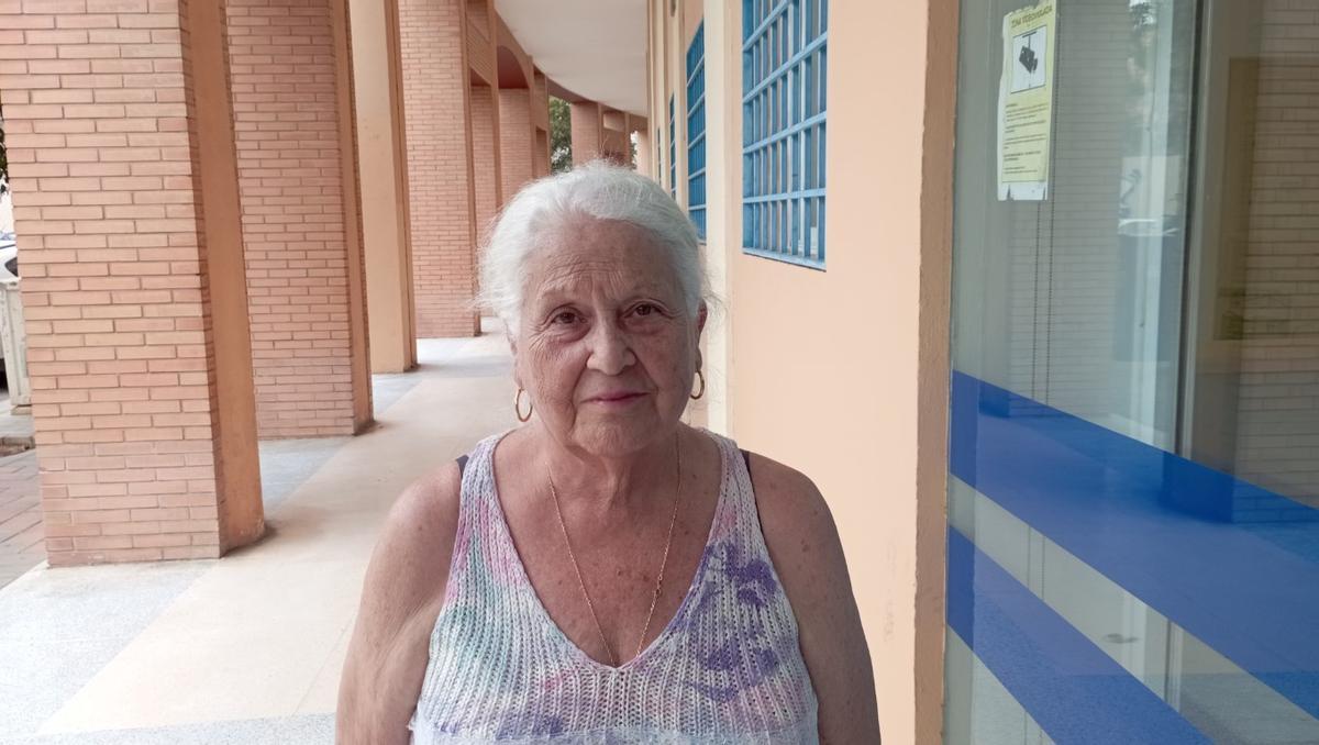 María Teresa, ayer, en la sede del IMV.