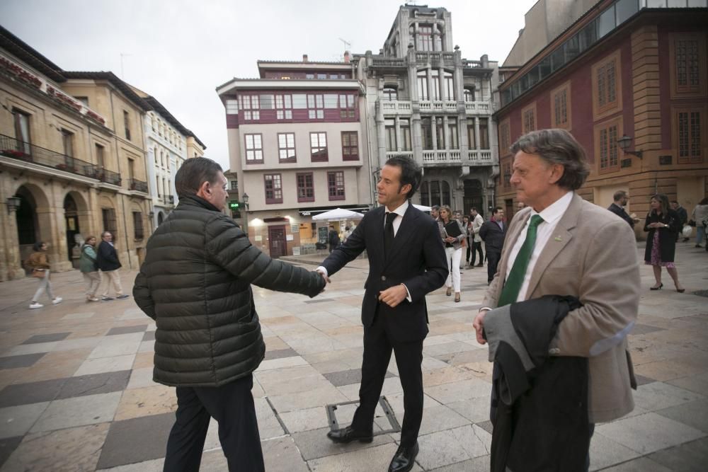 Pleno de elección de Alfredo Canteli