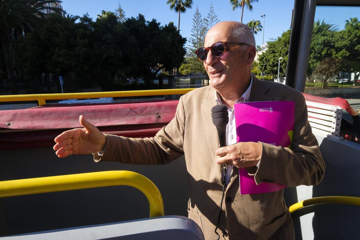 Cronista de Las Palmas de Gran Canaria, durante el acto.