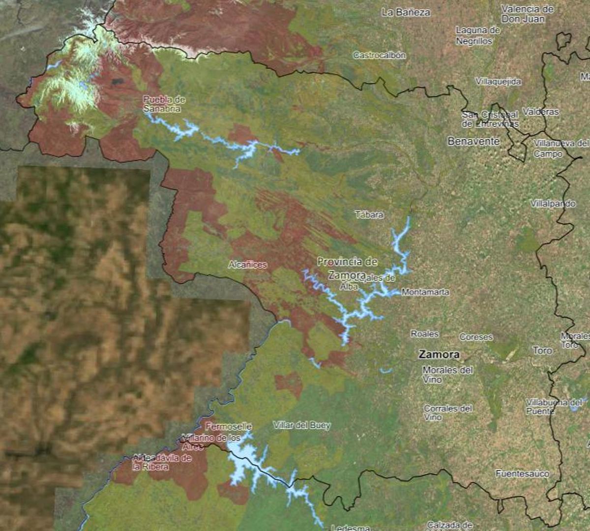 Áreas de peligro de incendios decretadas por la Junta de Castilla y León en 2026